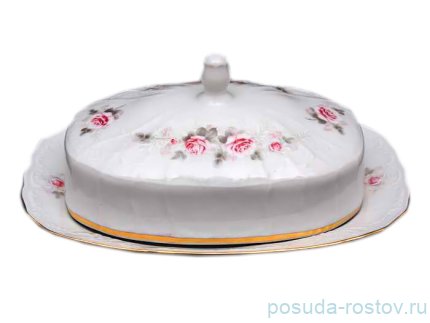 Маслёнка 250 мг 21/12 см &quot;Бернадотт/Серая роза/золото&quot; / 012497