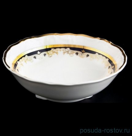 Салатник 16 см  &quot;Мария-Луиза /Лилии на синем&quot; / 087350