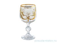 Бокалы для белого вина 190 мл 6 шт &quot;Клаудия /Каро /золото&quot; AS Crystal / 148283