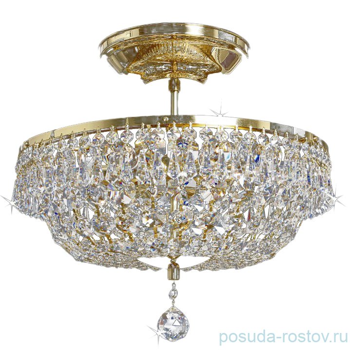 Люстра 9 рожковая хрусталь  Titania Lux "Титания Люкс" h-45 см, диаметр-50 см / 075489