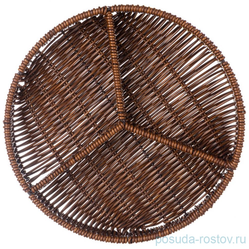 Корзинка-менажница 25 х 4,5 см "Натурель" / 342760