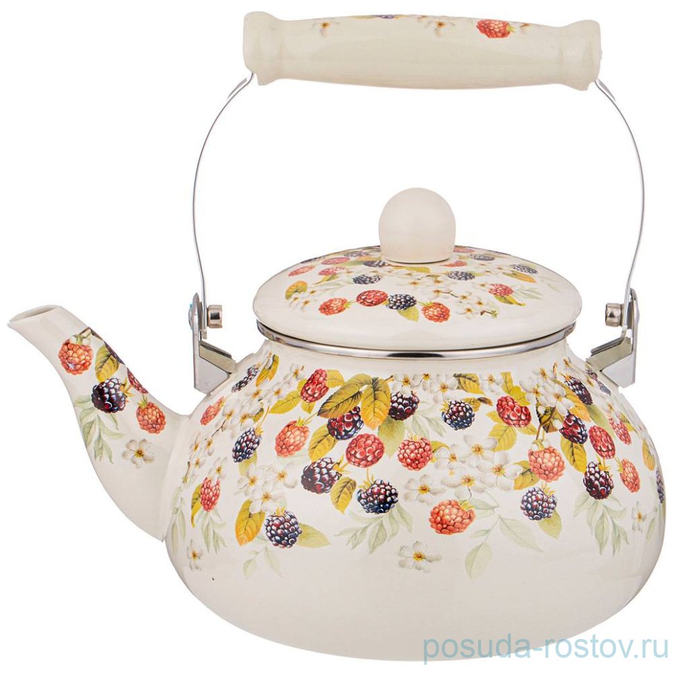Чайник 2,5 л эмалированный "ежевика" / 274422