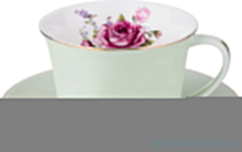 Чайная пара 260 мл 1 шт салатовая "времена года" / 193796