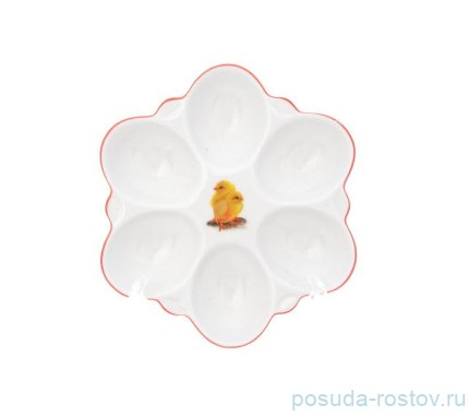Блюдо для яиц 15 см &quot;Корона /Весна /Цыплята&quot;  / 255579