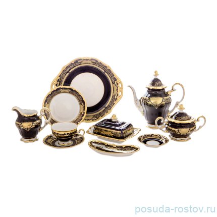 Чайный сервиз на 12 персон 54 предмета &quot;Веймар /Симфония /Кобальт&quot; / 070382