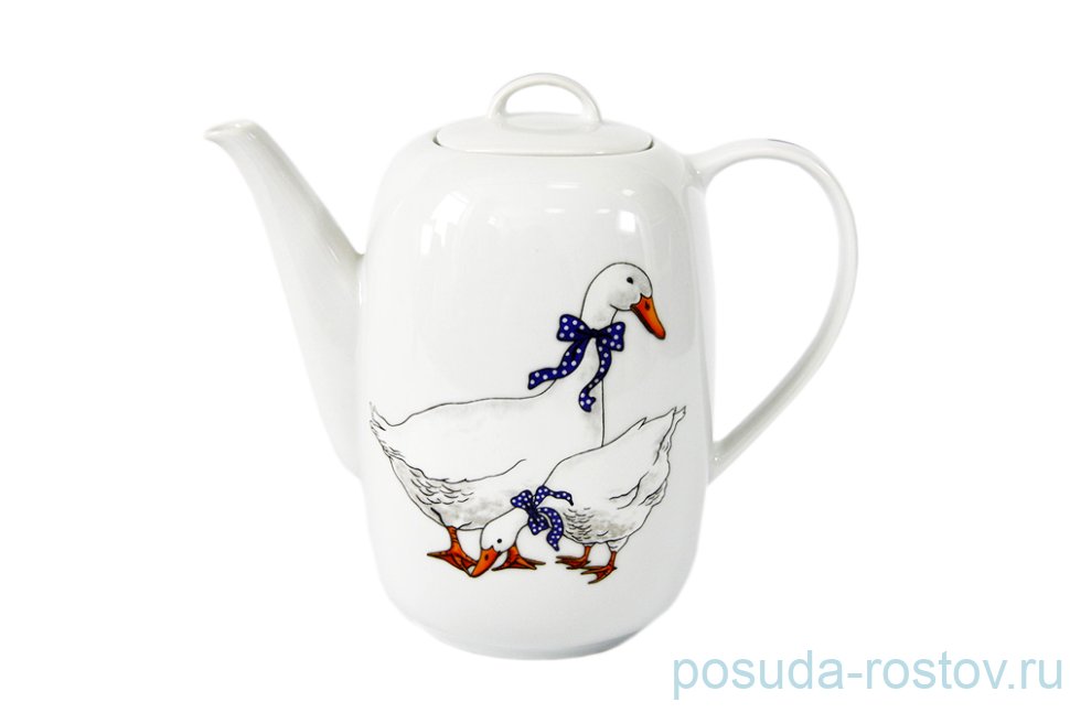 Кофейник 1,3 л "Леон /Гуси" / 070434