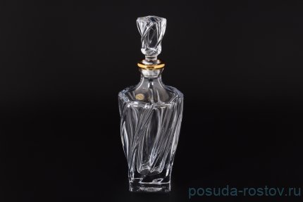 Графин для виски 800 мл &quot;Ponti /Золото&quot; / 125126