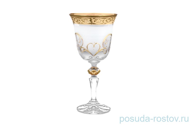 Бокалы для красного вина 220 мл 6 шт "Кристина /Tulp золото" R-G / 097314