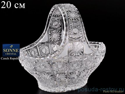 Корзинка 20 см &quot;S.Crystal /Хрусталь резной&quot; / 060320