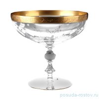 Ваза для конфет 20 см н/н &quot;Джесси /Золото и Стразы&quot; / 001173