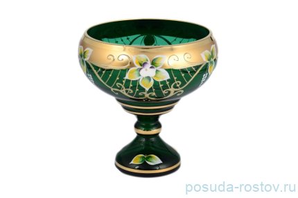 Ваза для конфет 16 см н/н &quot;Лепка зелёная&quot; / 099257