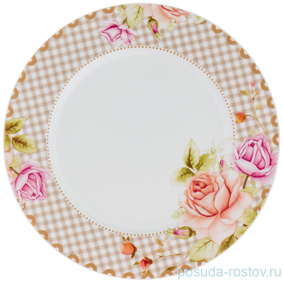 Тарелка 27 см "Две розы" (6шт.) / 212426 Тарелка 27 см "Две розы" (6шт.) / 212426