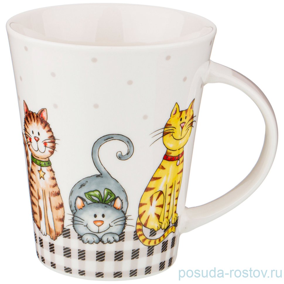 Кружка 400 мл "Котики" / 213424