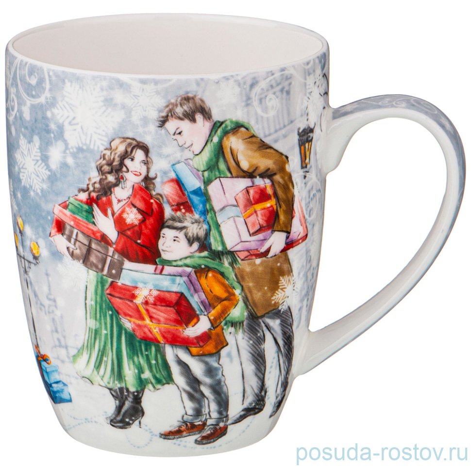 Кружка 400 мл "С новым годом!" / 228616