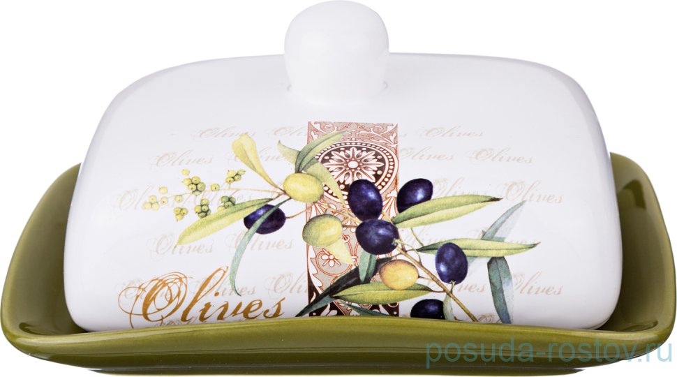 Маслёнка 17 х 12 х 10 см "Оливки" / 197515 Маслёнка 17 х 12 х 10 см "Оливки" / 197515