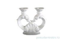 Подсвечник на 2 свечи &quot;Рококо /Без декора&quot; / 111588