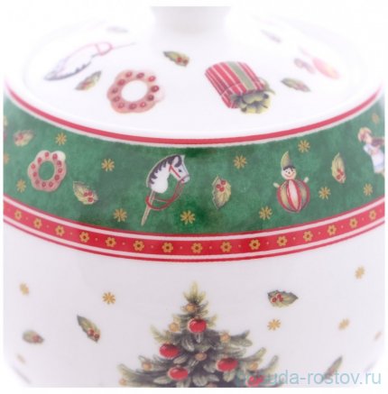 Сахарница 250 мл &quot;Christmas world /Green 2&quot;  / 337497