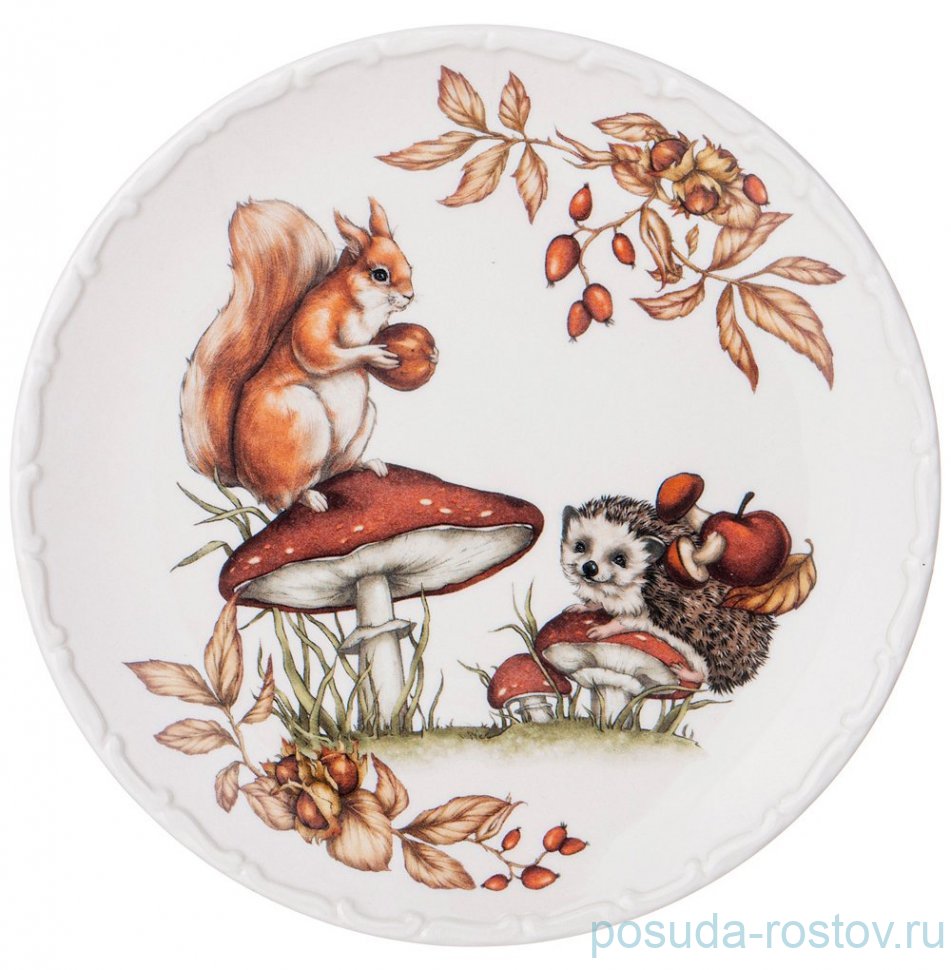 Тарелка 20,8 х 1,8 см "Forest tale" / 336498
