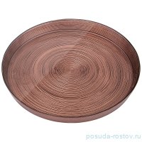 Тарелка 21 см 1 шт высокий борт &quot;Miracle choco&quot; / 220621