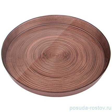 Тарелка 21 см 1 шт высокий борт &quot;Miracle choco&quot; / 220621