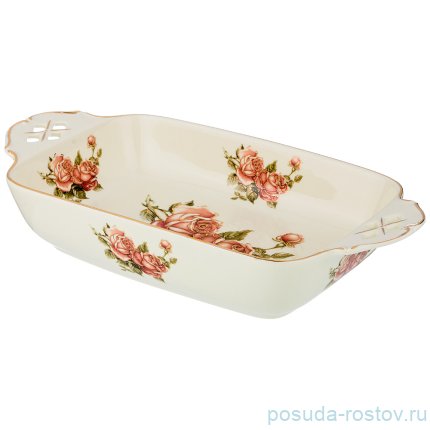 Блюдо-шубница 30 х 15 см &quot;корейская роза&quot; / 194705
