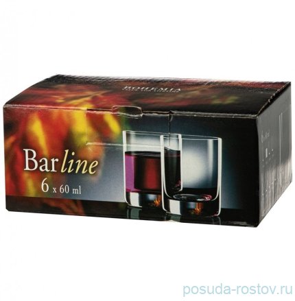 Стопки 60 мл 6 шт &quot;Барлайн Трио /Отводка платина&quot; / 151633
