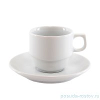 Кофейная пара 110 мл &quot;Прага /Без декора&quot; / 154250