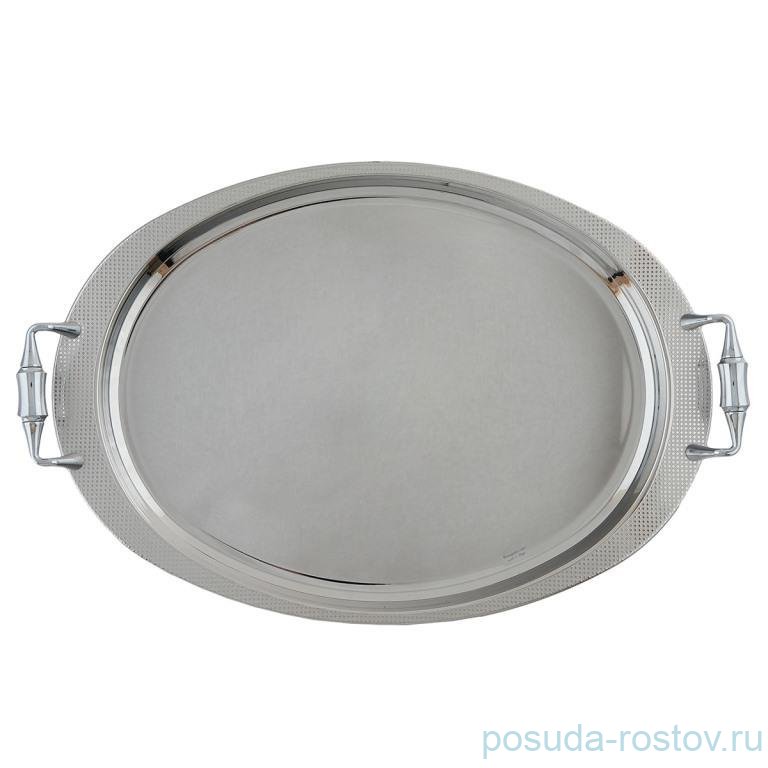 Поднос 48 х 35 см овальный с ручками "Venice Inox" / 339787