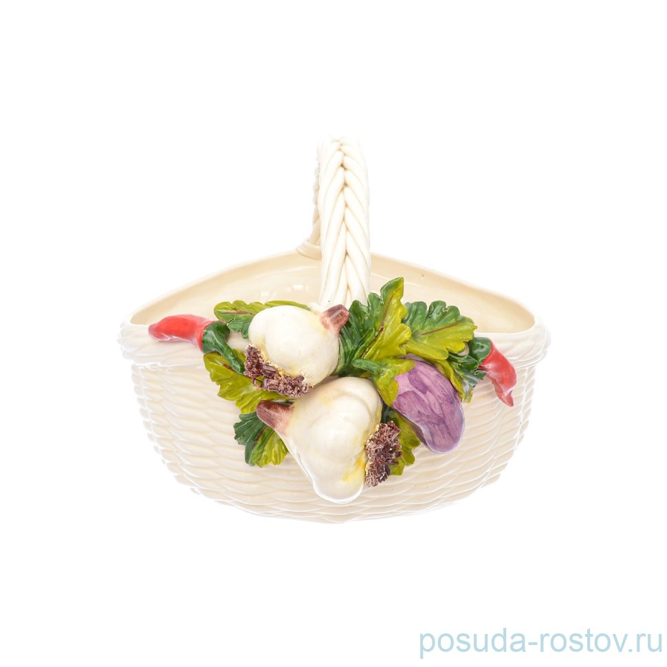 Корзина 32 см овальная "Овощи" / 246713