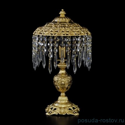 Лампа настольная 1 рожковая хрусталь/бронза &quot;Royal Bohemia&quot; / 134694