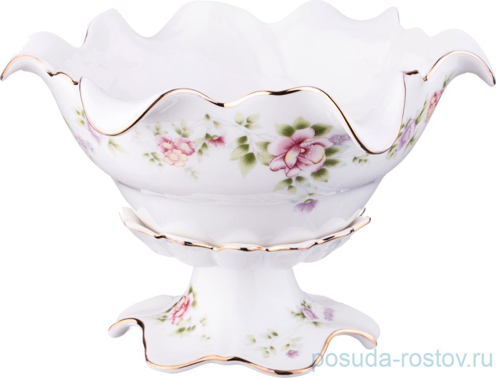 Конфетница 19 х 19 х 12 см н/н "Екатерина" / 192040