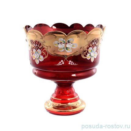 Конфетница 20 см н/н &quot;Лепка красная&quot; E-S / 147998
