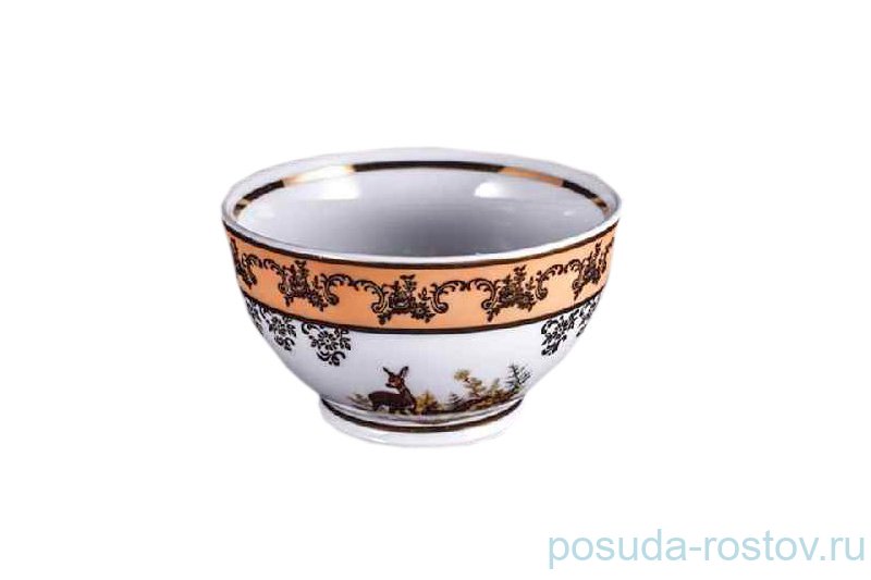 Пиала 10,5 см "Магнолия /Охота бежевая" / 052569