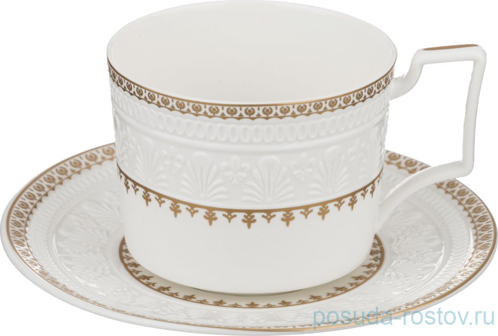 Чайная пара 250 мл 1 шт "Белое золото" / 193756 Чайная пара 250 мл 1 шт "Белое золото" / 193756