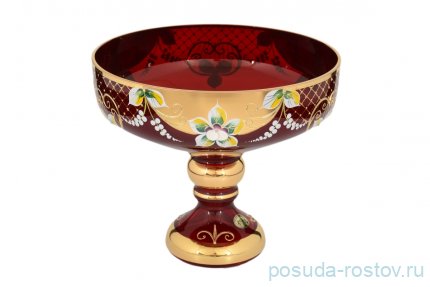 Конфетница 20 см н/н &quot;Лепка красная /5557&quot; И-В / 105680