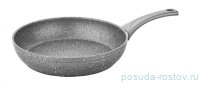 Сковорода 22 см с антипригарным покрытием  1,6 л серая &quot;GRANITE SINGLES&quot; / 225822