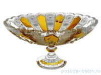 Ваза для фруктов 32 см н/н &quot;Хрусталь с золотом&quot; / 034983
