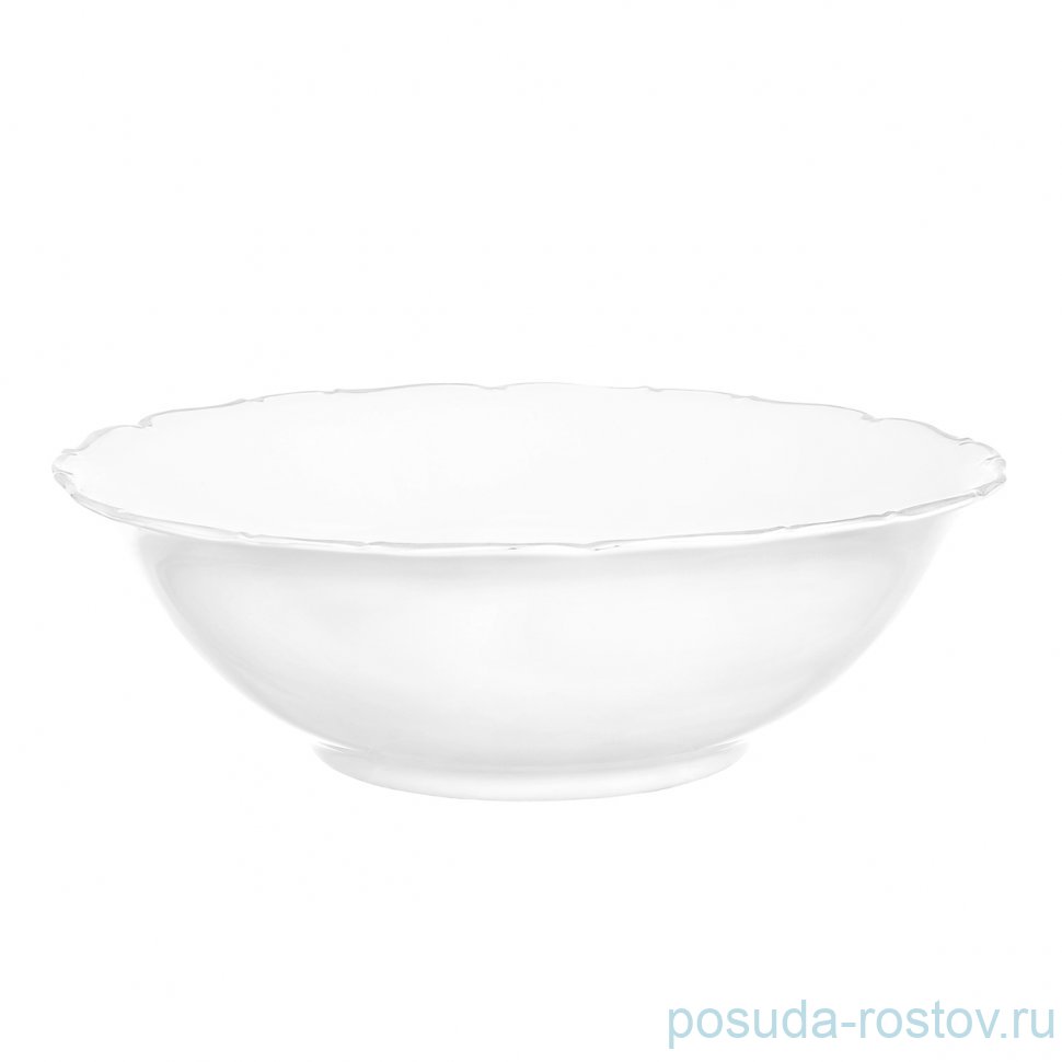 Салатник 25 см "Офелия /Отводка платина 2841" / 337992