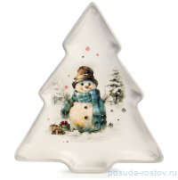 Тарелка 23 х 20,2 х 2,2 см Ёлка &quot;С новым годом!&quot; / 379564