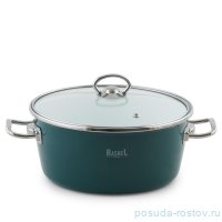 Кастрюля 3,5 л стекляннной крышкой зелёный / 339377