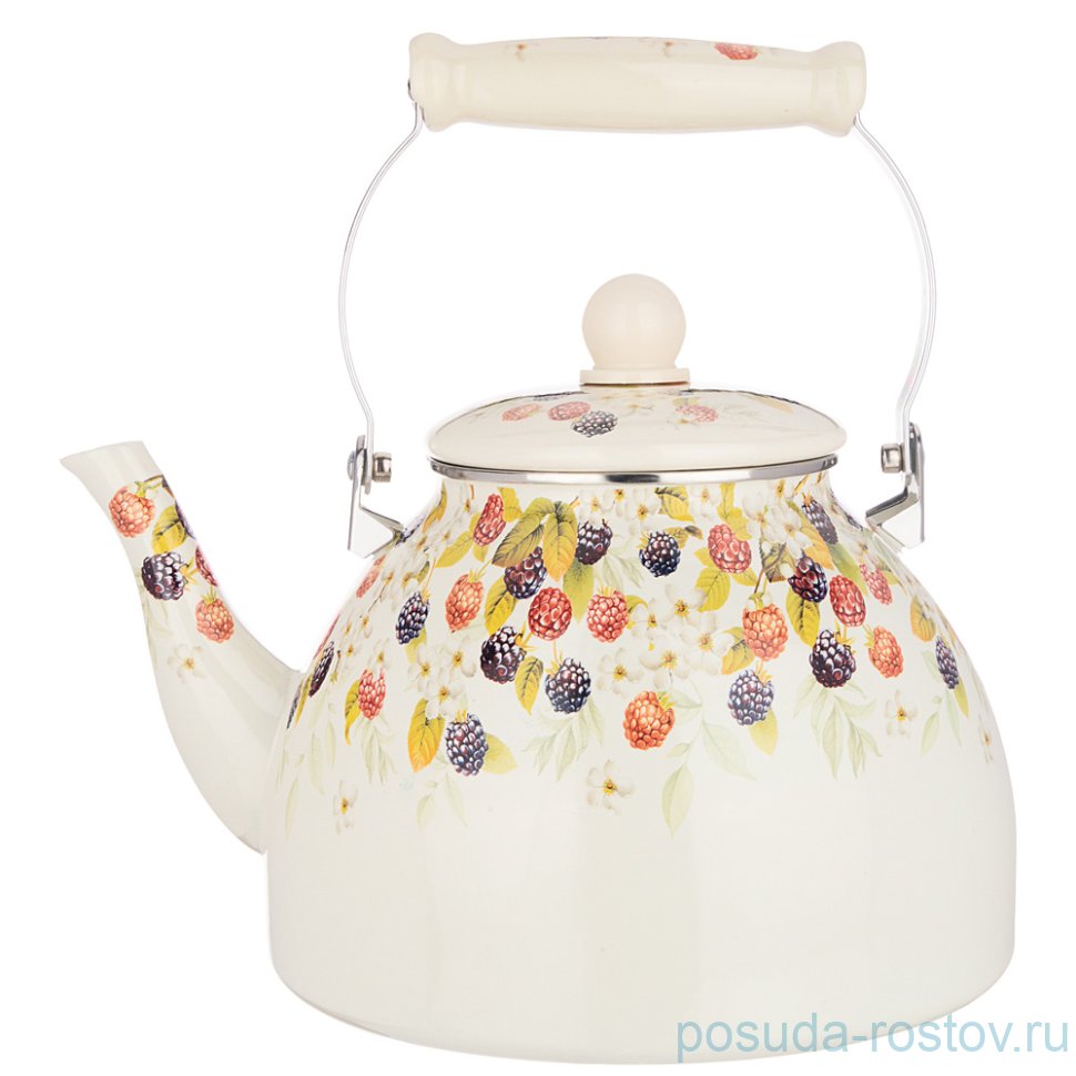 Чайник 4 л эмалированный "ежевика" / 270672