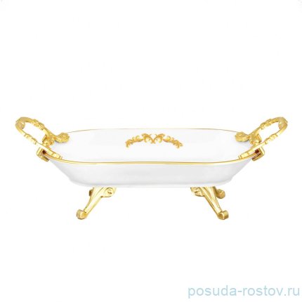 Блюдо овальное с ручками н/н Zec / 347260