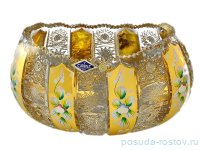 Ваза для фруктов 25 см &quot;A.Crystal /Хрусталь с золотом&quot; / 103653
