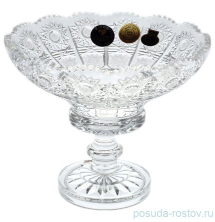 Конфетница 15 см н/н &quot;CRYSTAL HEART /Хрусталь резной&quot; / 135870