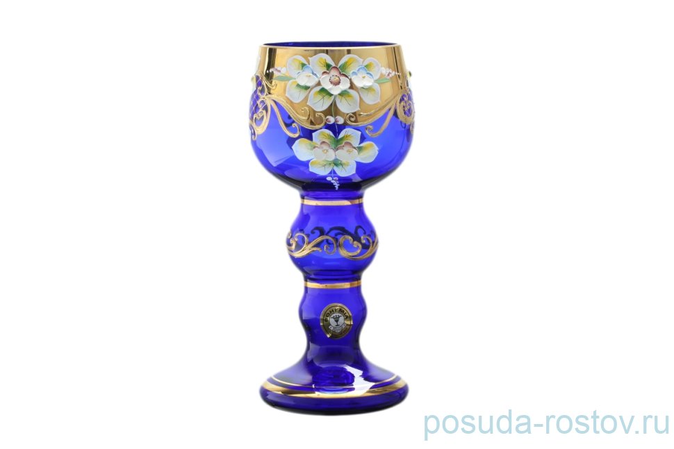 Подсвечник 25 см "Лепка синяя" / 134743