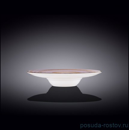 Тарелка 24 см глубокая сиреневая &quot;Spiral&quot; / 261688