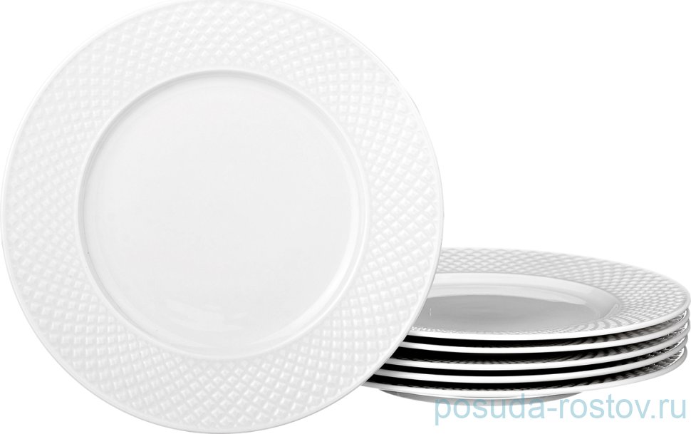 Набор тарелок 19 см 6 шт "Диаманд голд" / 211100