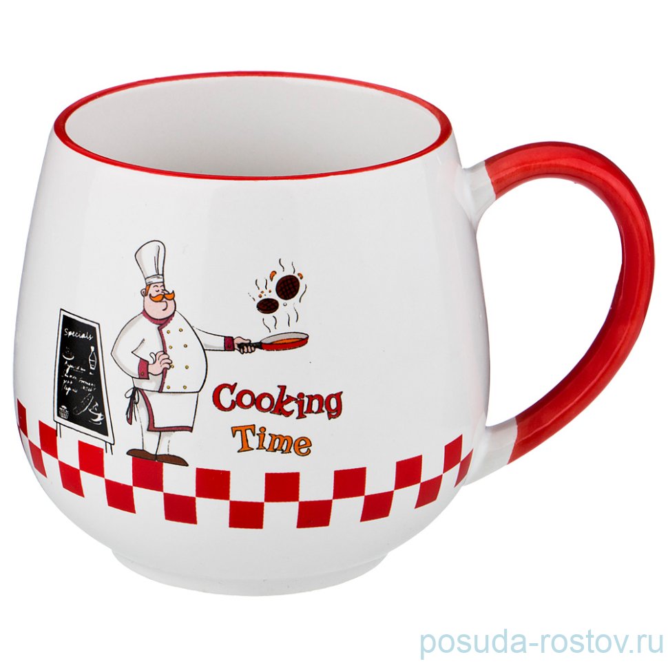Кружка 340 мл "Cook /Красный" / 187078