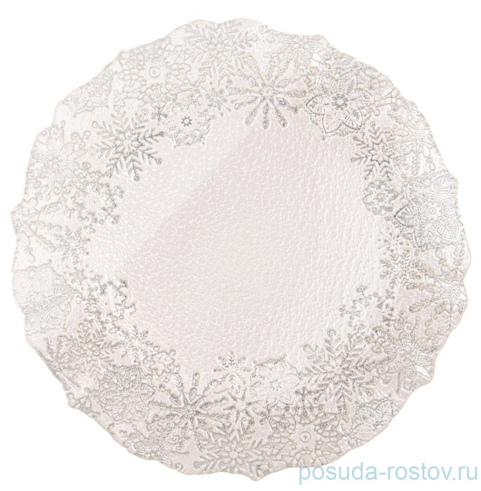 Тарелка 21 см "Snow silver" / 259926
