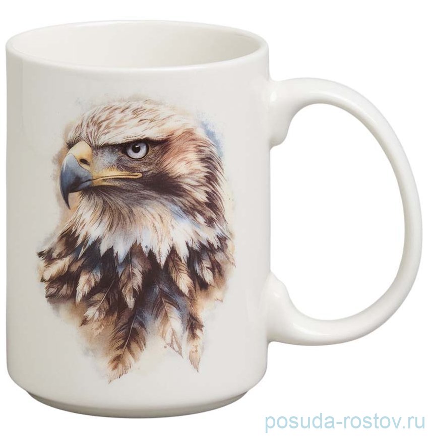 Кружка 500 мл 13,8 х 8,7 х 11,7 см "Орел" / 378425 Кружка 500 мл 13,8 х 8,7 х 11,7 см "Орел" / 378425